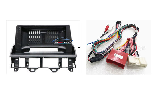 Mazda 6 2002-2008 GG GY stereo facia 9 inch android fascia frame surround