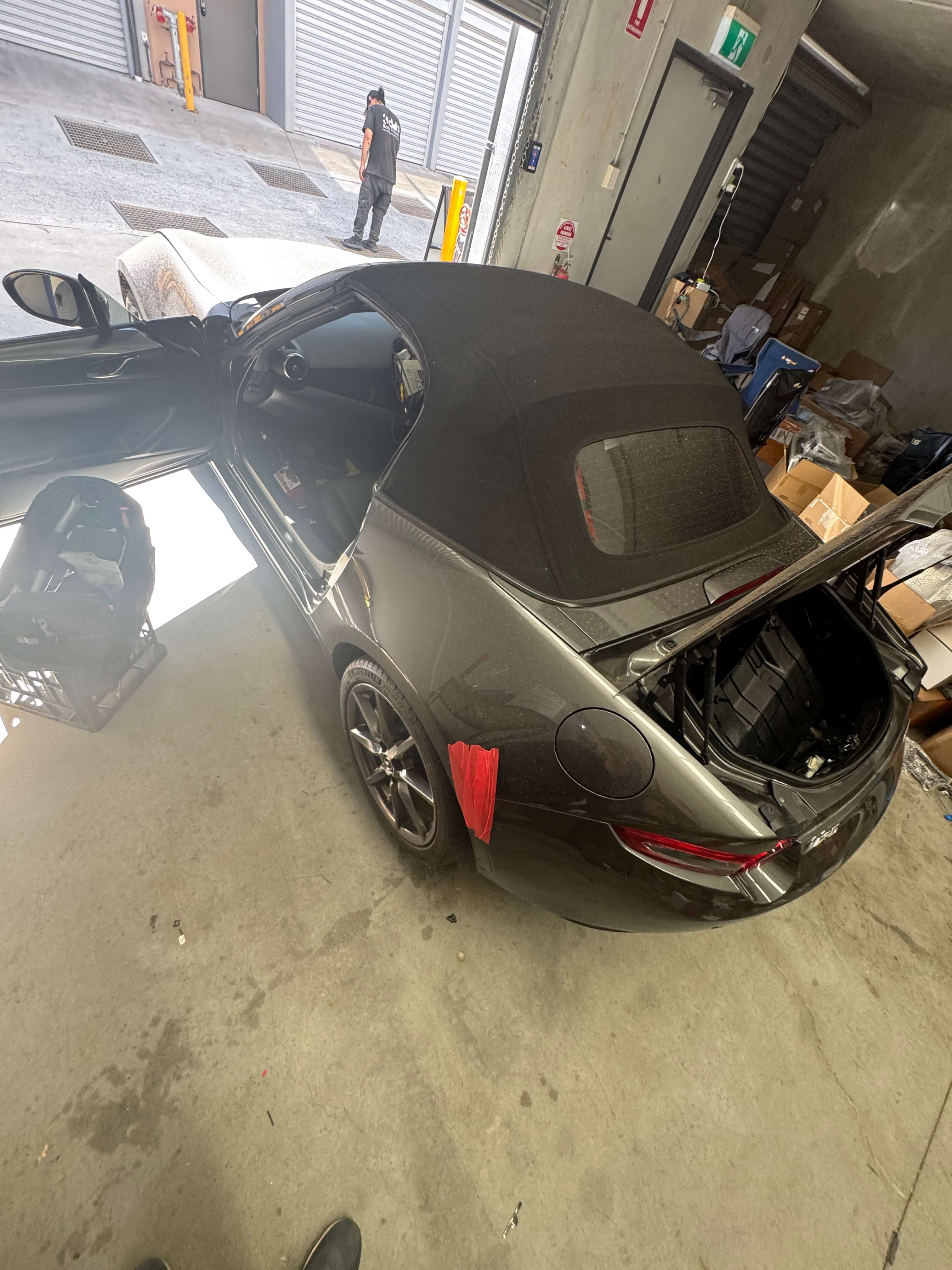 Mazda MX-5 MX5 Add Reverse camera kit integration to factory screen ...