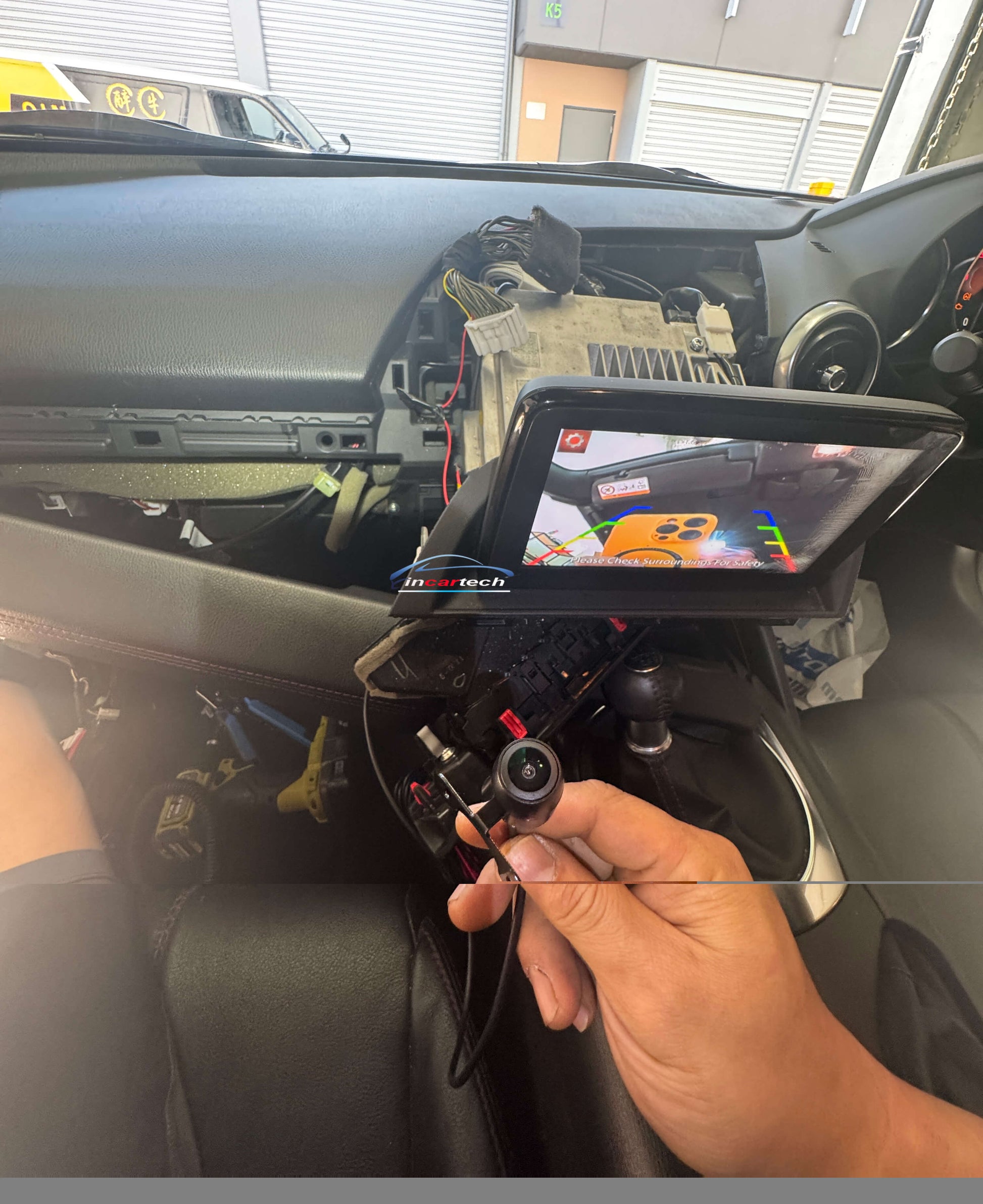 Mazda MX-5 MX5 Add Reverse camera kit integration to factory screen