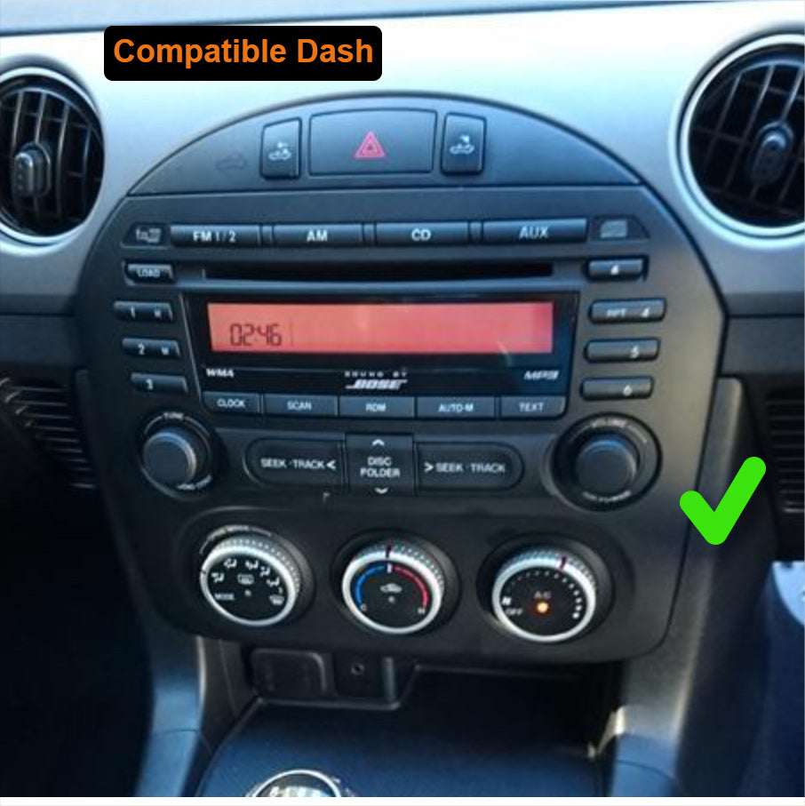 Mazda MX5 2005-2013 GPS Wireless Apple CarPlay Android Auto Stereo Head Unit upgrade