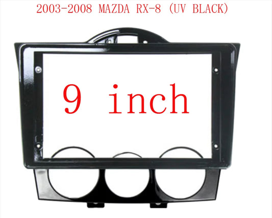 Mazda RX8 2008-2012 O stereo facia suit both 9 inch android and 7 inch Double din 2 din fascia frame