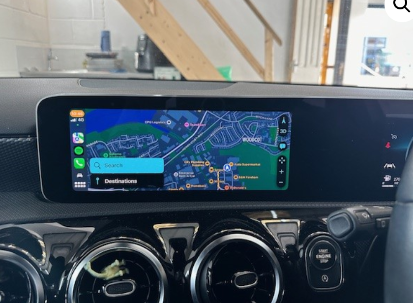 Mercedes Benz B class 2018+ W247 ProLine Wired to Wireless CarPlay Android Auto Adaptor Decorder