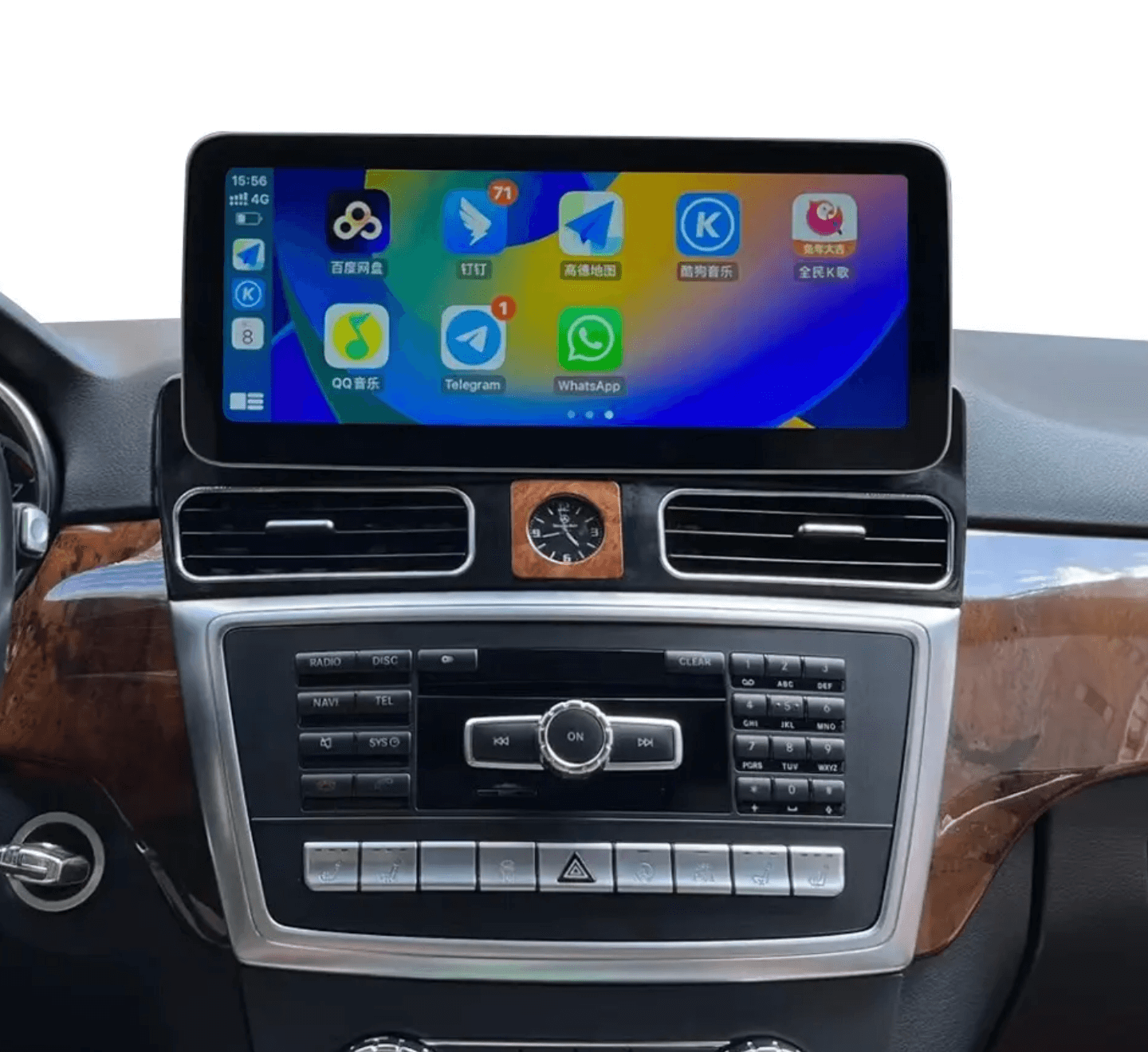 Mercedes Benz GL Class 12-16 X166 12.3" Touchscreen Upgrade Stereo Wireless CarPlay Android Auto