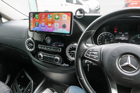 Mercedes Valente 12.3“ Infotainment GPS Bluetooth Wireless Apple CarPlay Android Auto Stereo