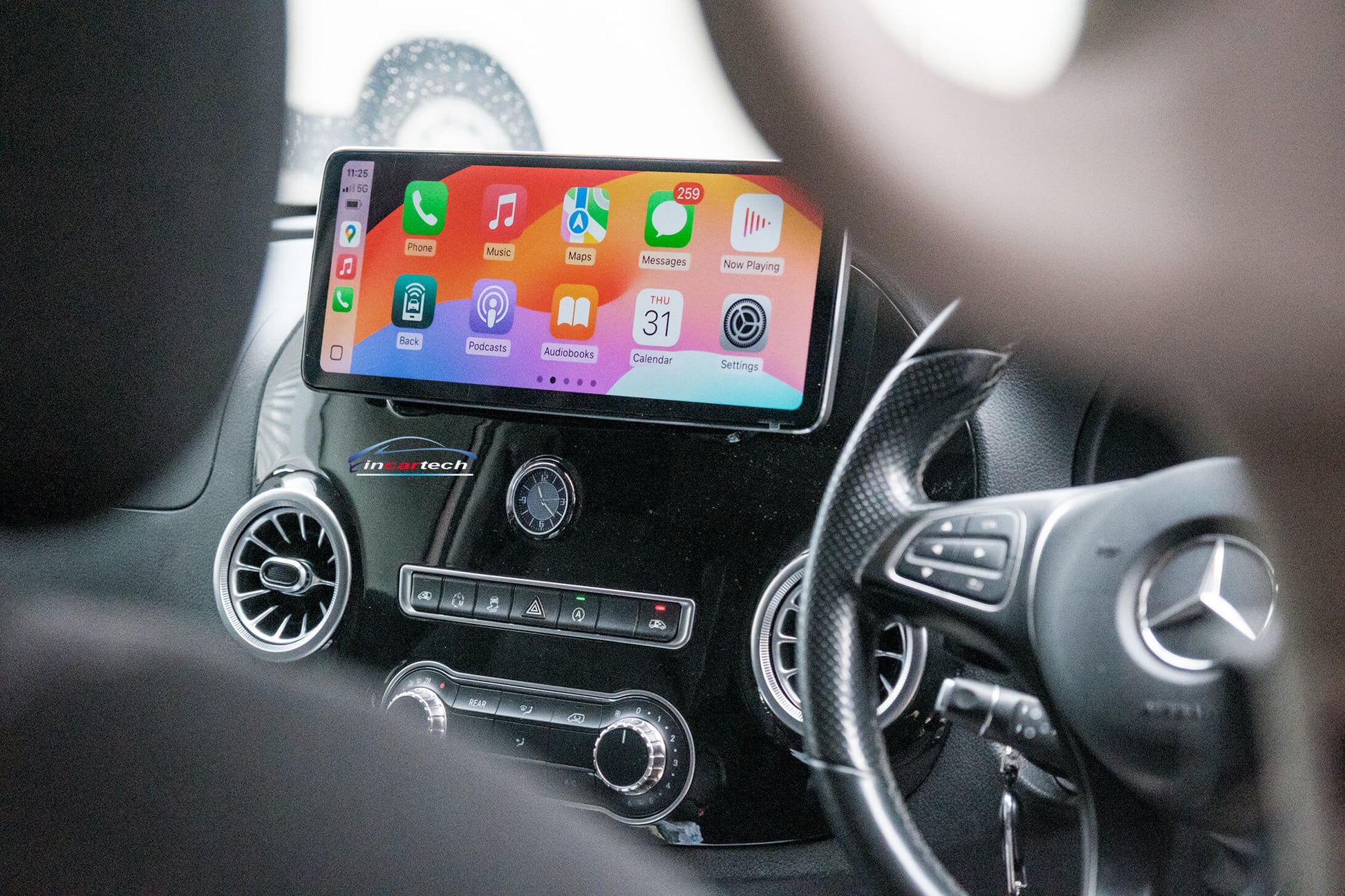 Mercedes Valente 12.3“ Infotainment GPS Bluetooth Wireless Apple CarPlay Android Auto Stereo