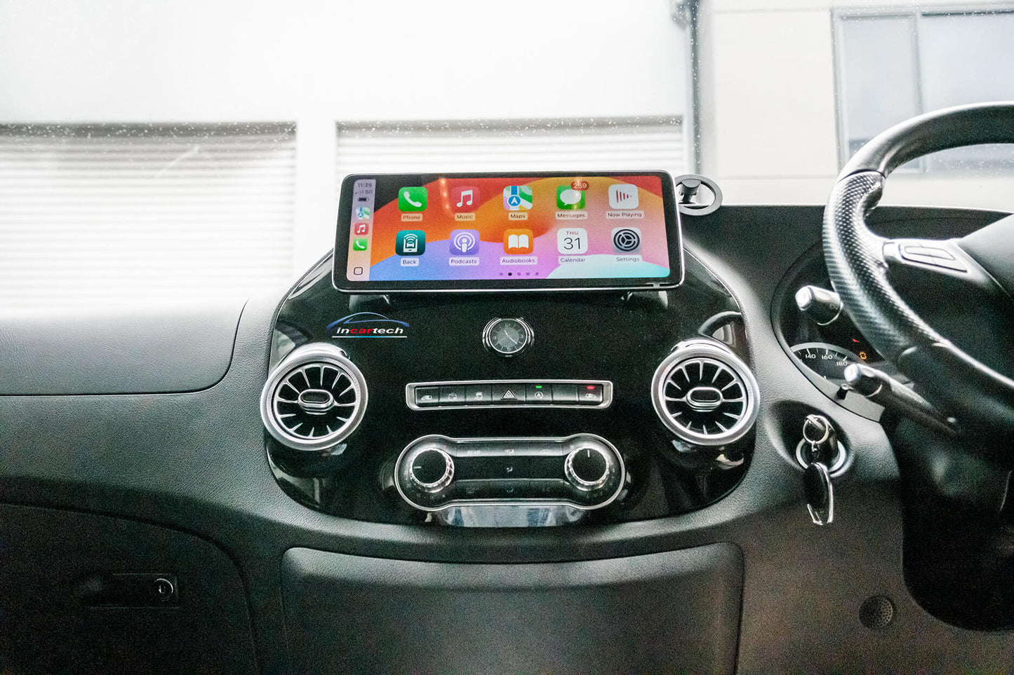 Mercedes Valente 12.3“ Infotainment GPS Bluetooth Wireless Apple CarPlay Android Auto Stereo