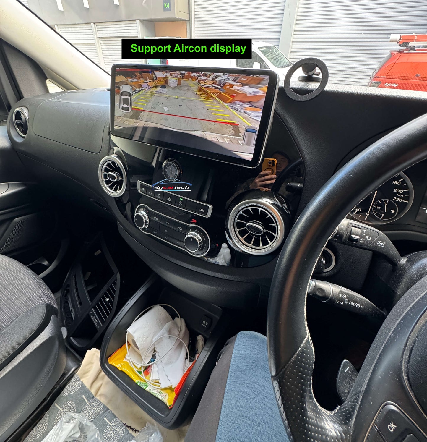 Mercedes Valente 12.3“ Infotainment GPS Bluetooth Wireless Apple CarPlay Android Auto Stereo
