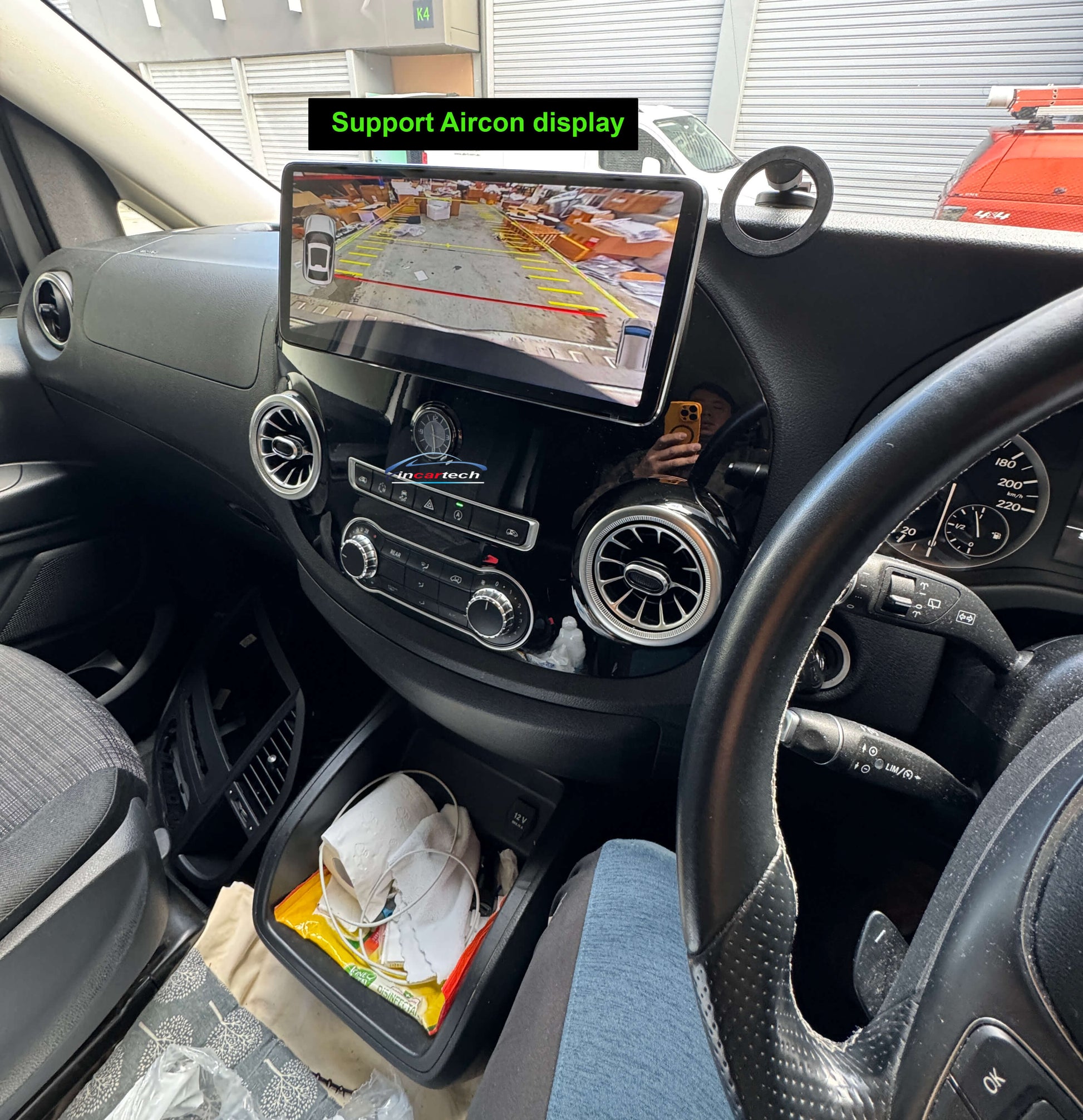 Mercedes Valente 12.3“ Infotainment GPS Bluetooth Wireless Apple CarPlay Android Auto Stereo