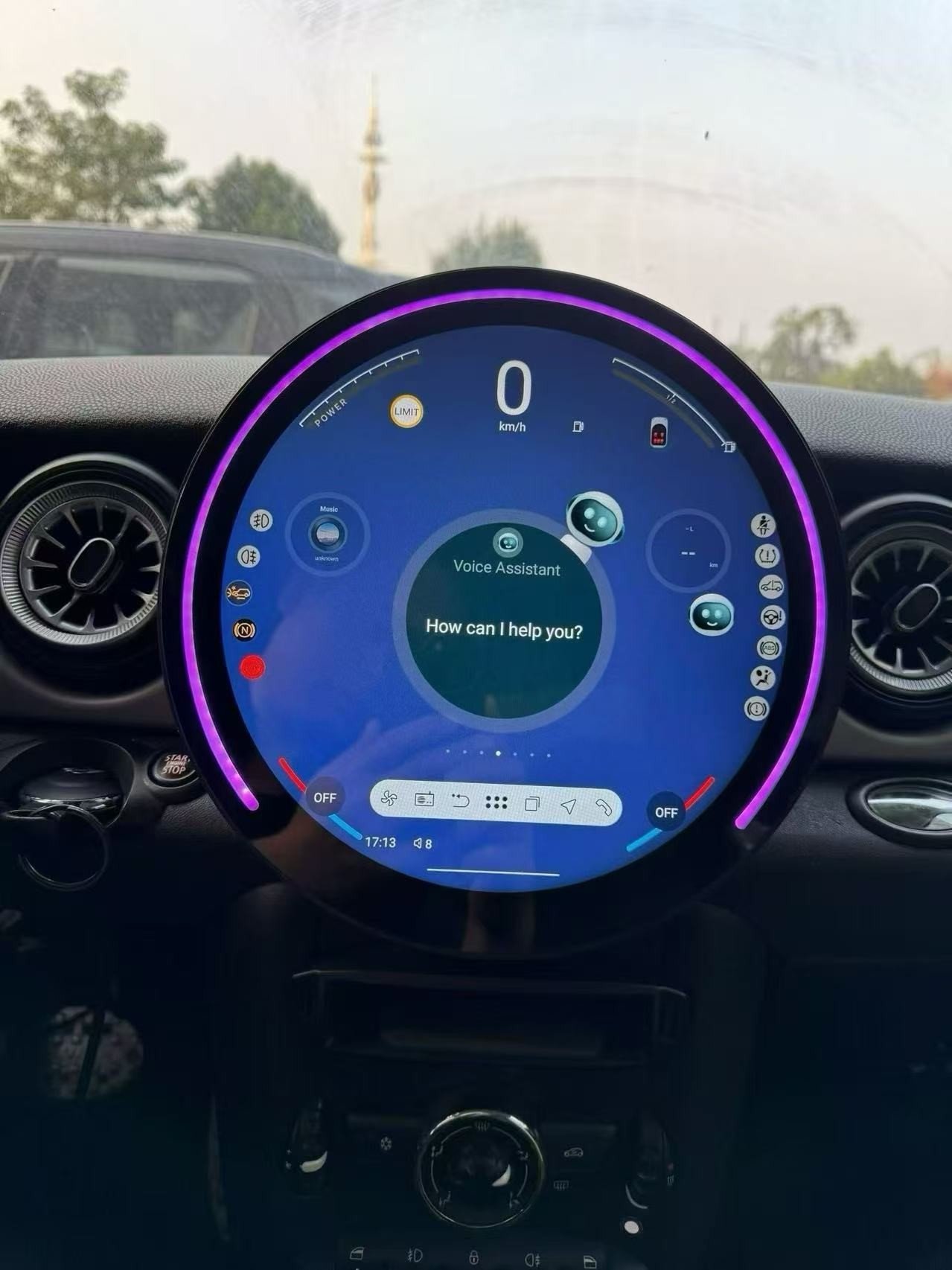 Mini Cooper 2011-2021 F55, F56 OLED 14" Bluetooth Wireless Apple CarPlay Android Auto Stereo