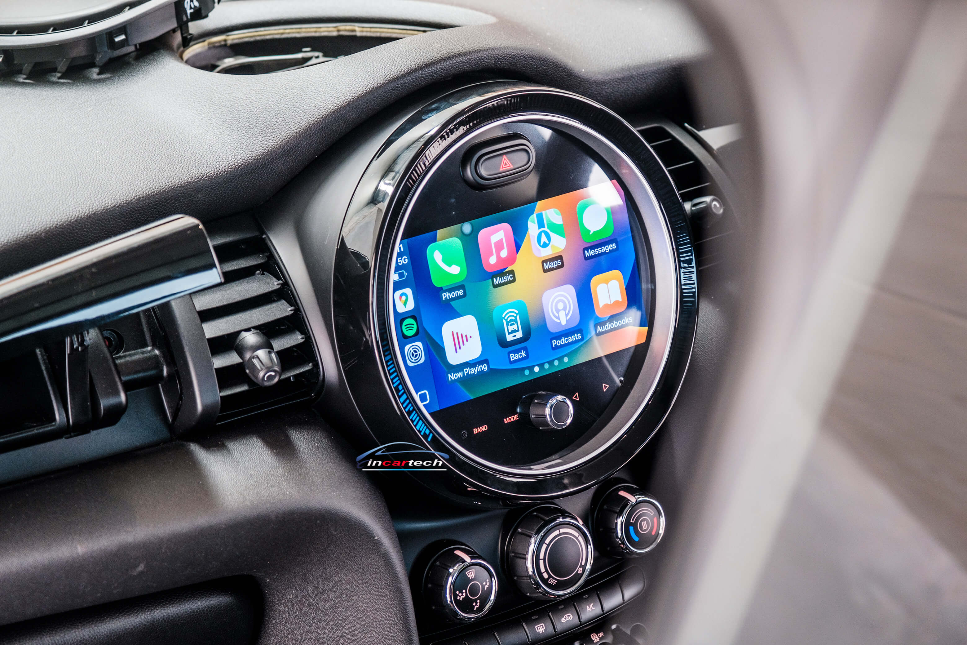 Mini Cooper 2014-2021 F55, F56 9" GPS Bluetooth Wireless Apple CarPlay ...