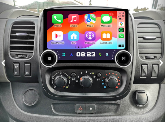 Mitsubishi Express GPS Bluetooth Stereo Wireless Apple CarPlay Android Auto, double knob control