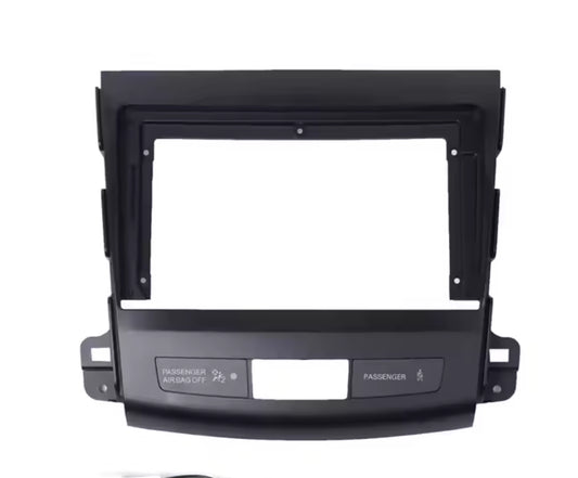 Mitsubishi Outlander 2007-2012 stereo facia suit both 9 inch android and 7 inch Double din 2 din fascia frame