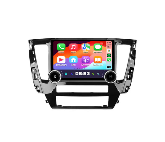 Mitsubishi Pajero Sport 2015-2025 10.1“ GPS Bluetooth Stereo Wireless Apple CarPlay Android Auto Headunit, double knob control