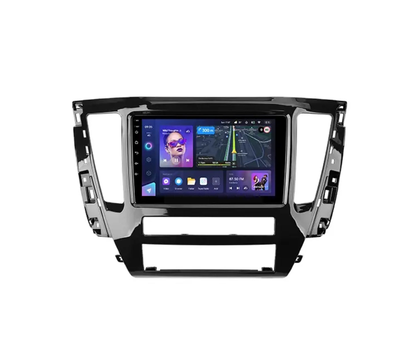 Mitsubishi Pajero Sport 2019-2025 GPS Bluetooth Stereo Wireless Apple CarPlay Android Auto Headunit