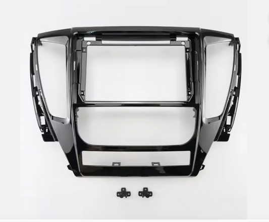 Mitsubishi Pajero sport 2015-2019 stereo facia 9 inch android  Double din 2 din fascia frame surround