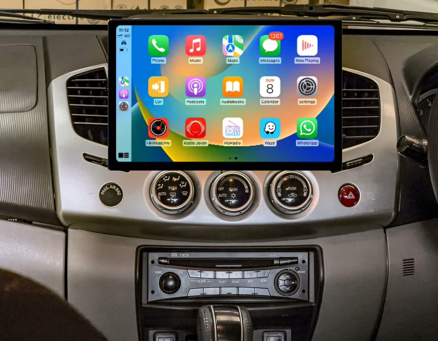 Mitsubishi Triton 2006-2016 13.3" GPS Satnav Bluetooth Stereo Wireless Apple CarPlay Android Auto