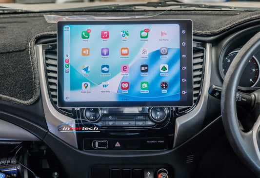Mitsubishi Triton 2014-2025 13.3" Tesla-style GPS Stereo Wireless Apple CarPlay Android Auto Auto