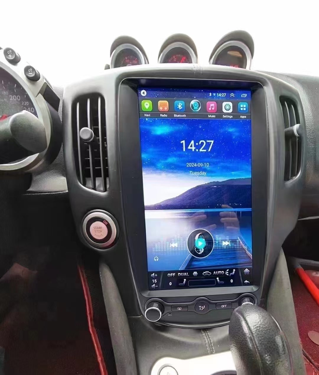 Nissan 370Z 2009-2020 13.8" Tesla Style GPS Wireless Apple CarPlay Android Auto Stereo