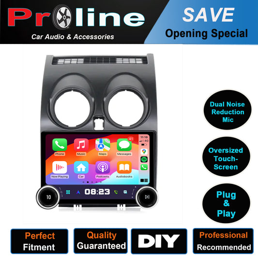 Nissan Dualis J10 2007-2013 10.1 inch Wireless Apple CarPlay Android Auto GPS Bluetooth Stereo
