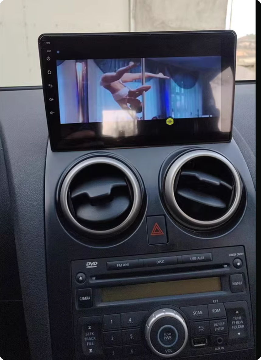 Nissan Dualis J10 2007-2013 Top Mounted Wireless Apple CarPlay Andriod Auto GPS Bluetooth Stereo