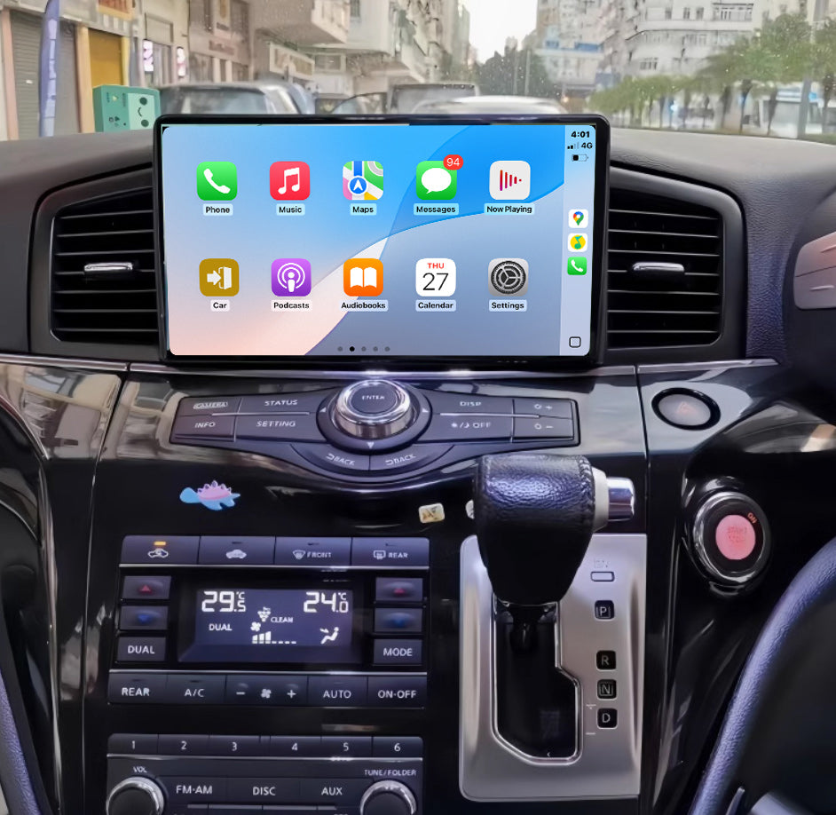 Nissan Elgrand E52 11-19 13.3" Touchscreen GPS Infotainment Wireless CarPlay Android Auto Stereo