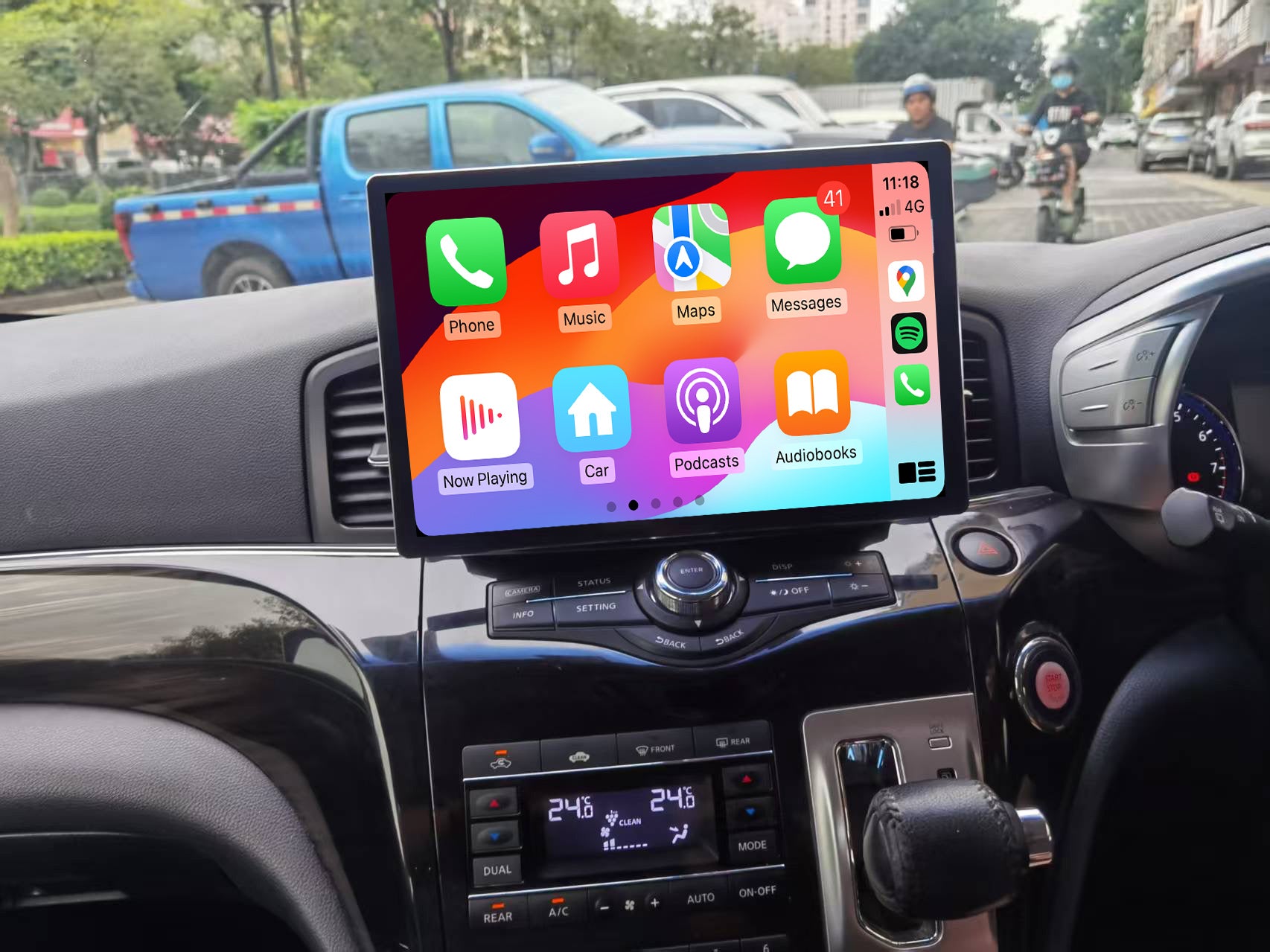 Nissan Elgrand E52 11-19 13.3" Touchscreen GPS Infotainment Wireless CarPlay Android Auto Stereo