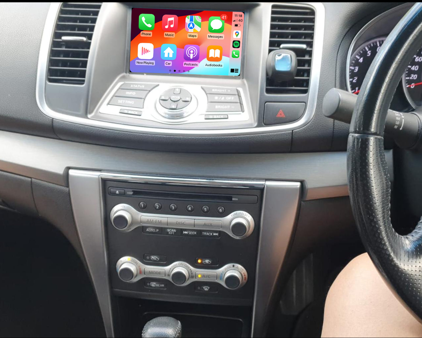 Nissan Maxima 2011-2014 J32 Add Wireless CarPlay Android Auto integration Module