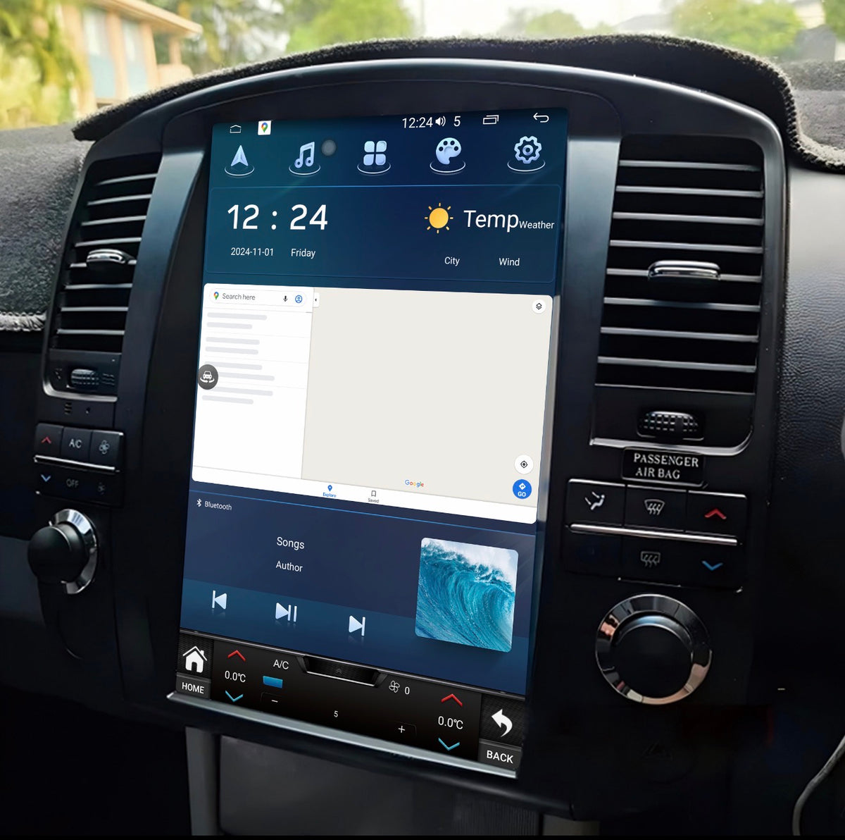 Nissan Navara D40 2011-2014 10.4 inch screen wireless carplay / Android auto upgrade