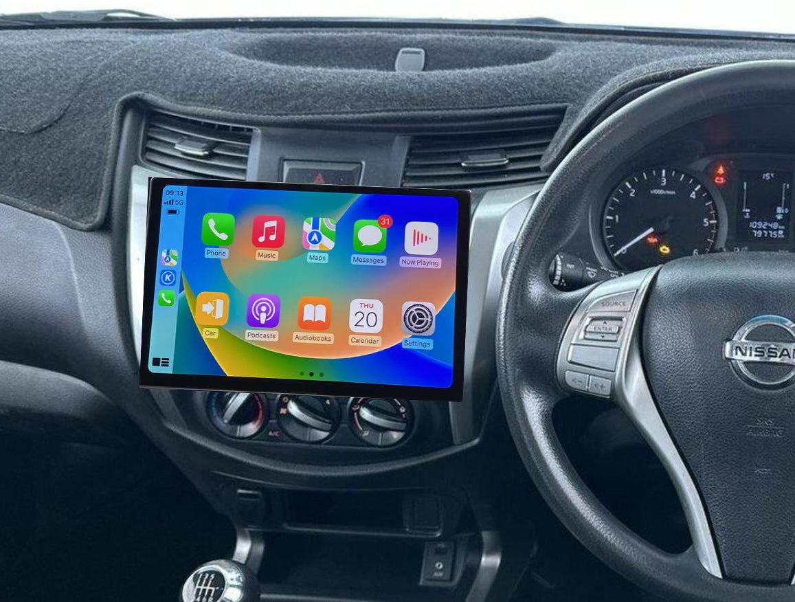 Nissan Navara NP300 D30 2014-2025 13.3" GPS Wireless Apple CarPlay Android Auto Support 360