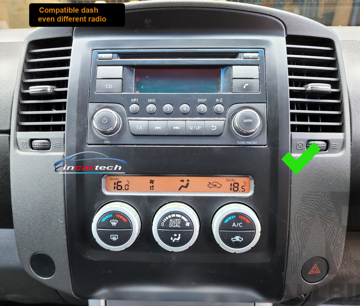 Nissan Navara Spain D40 2011-2013 10.4 inch screen wireless carplay / Android auto upgrade