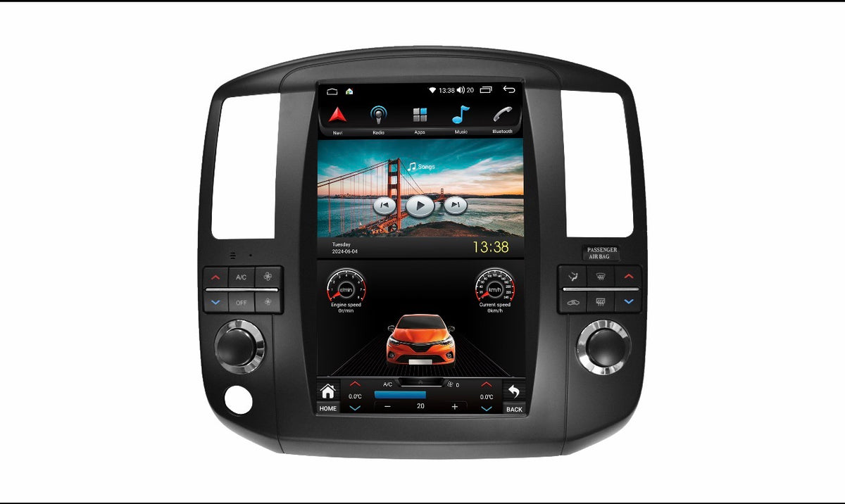 Nissan Navara Spain D40 2011-2013 10.4 inch screen wireless carplay / Android auto upgrade