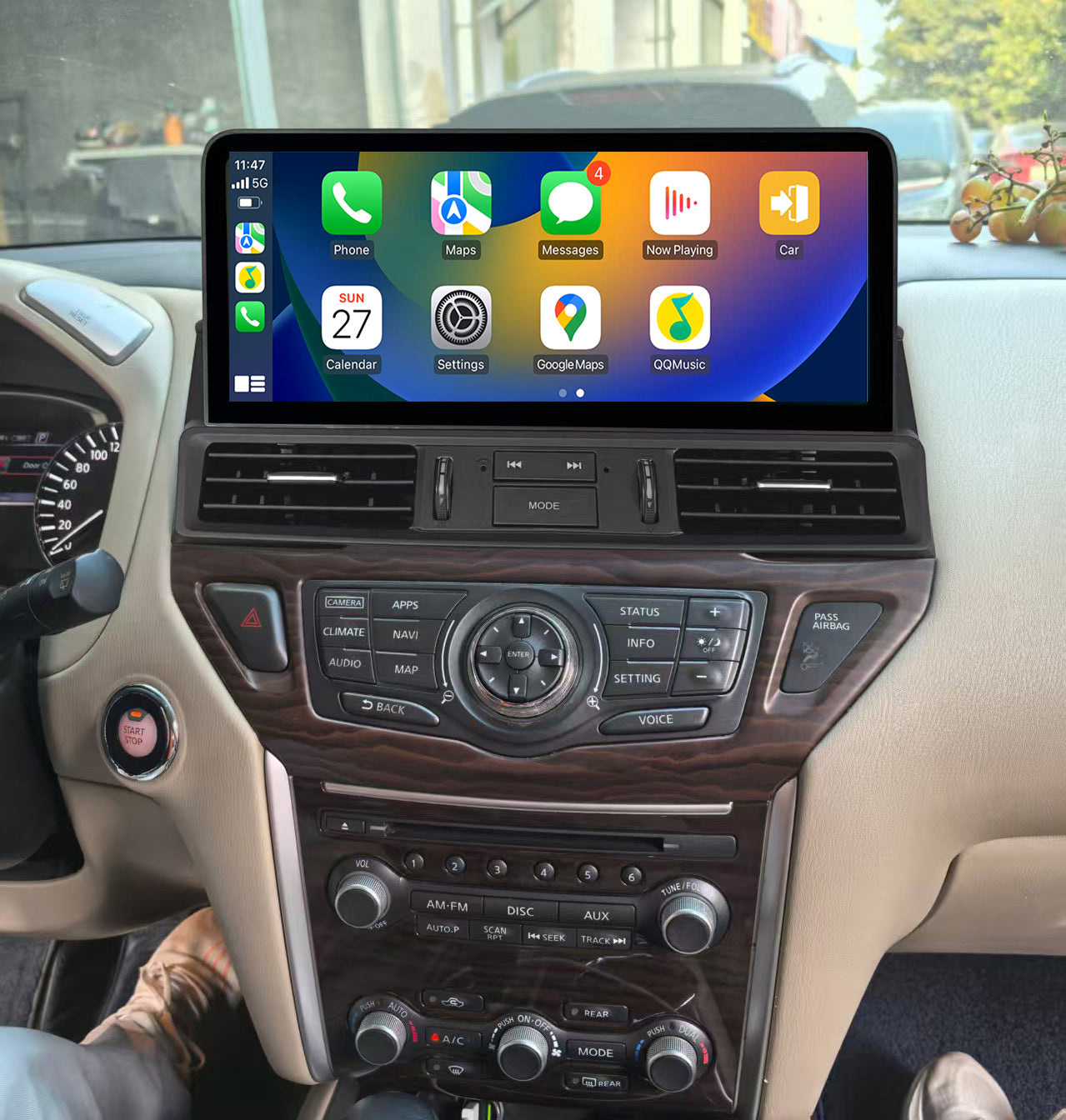 Nissan Pathfinder R52 2013-2020 12.3" GPS Wireless Apple CarPlay Android Auto Stereo