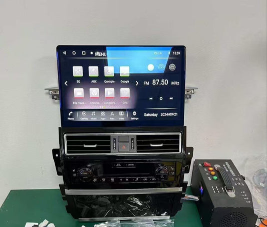 Nissan Patrol Y62 2013-2025 17" Infotainment stereo upgrade wireless CarPlay Android Auto