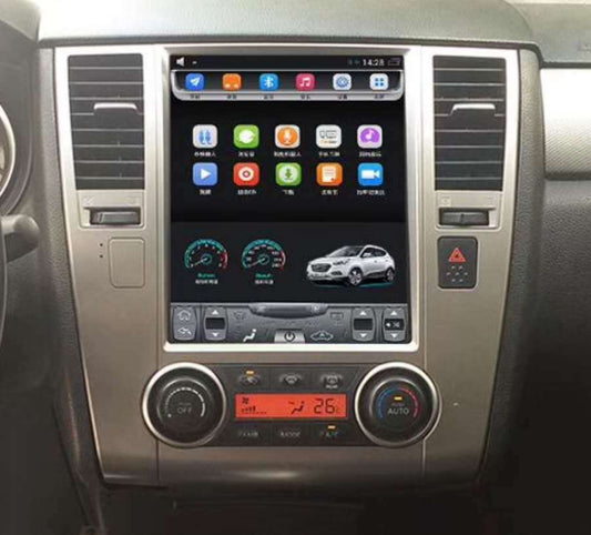 Nissan Tilda 2006-2011 9.7" Tesla style GPS Bluetooth Wireless Apple Carplay Android Auto Stereo Headunit