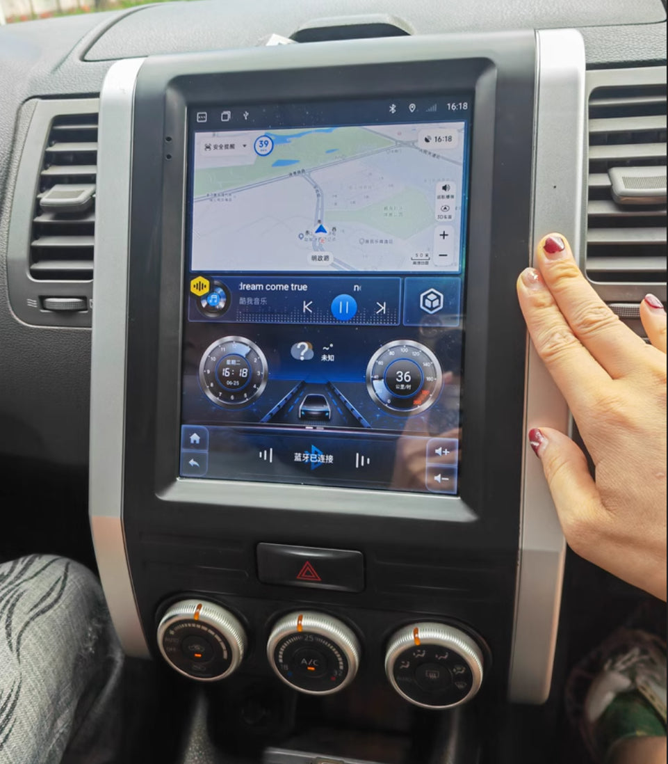 Nissan Xtrail 2007-2013 T31 9.7" Tesla Style GPS BT Wireless Carplay Android Auto Headunit Stereo