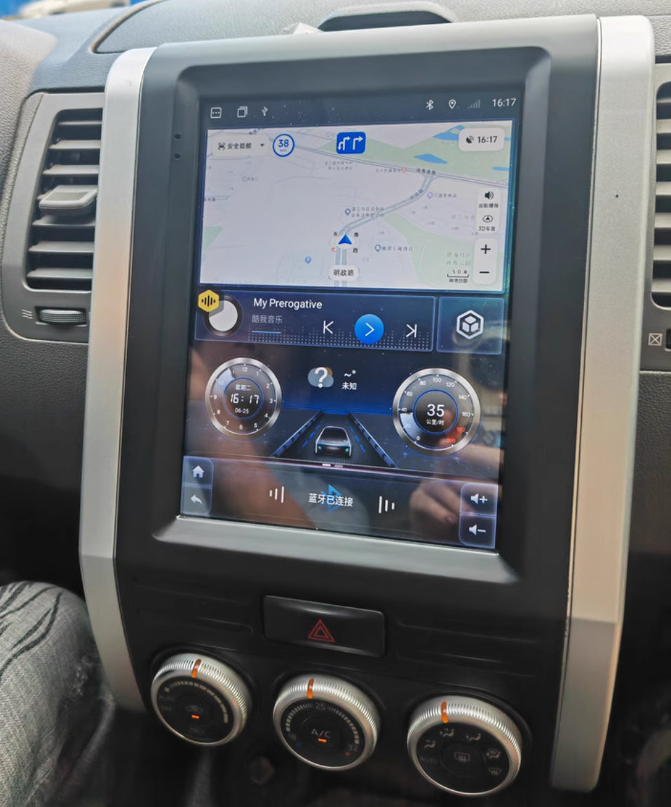 Nissan Xtrail 2007-2013 T31 9.7" Tesla Style GPS BT Wireless Carplay Android Auto Headunit Stereo