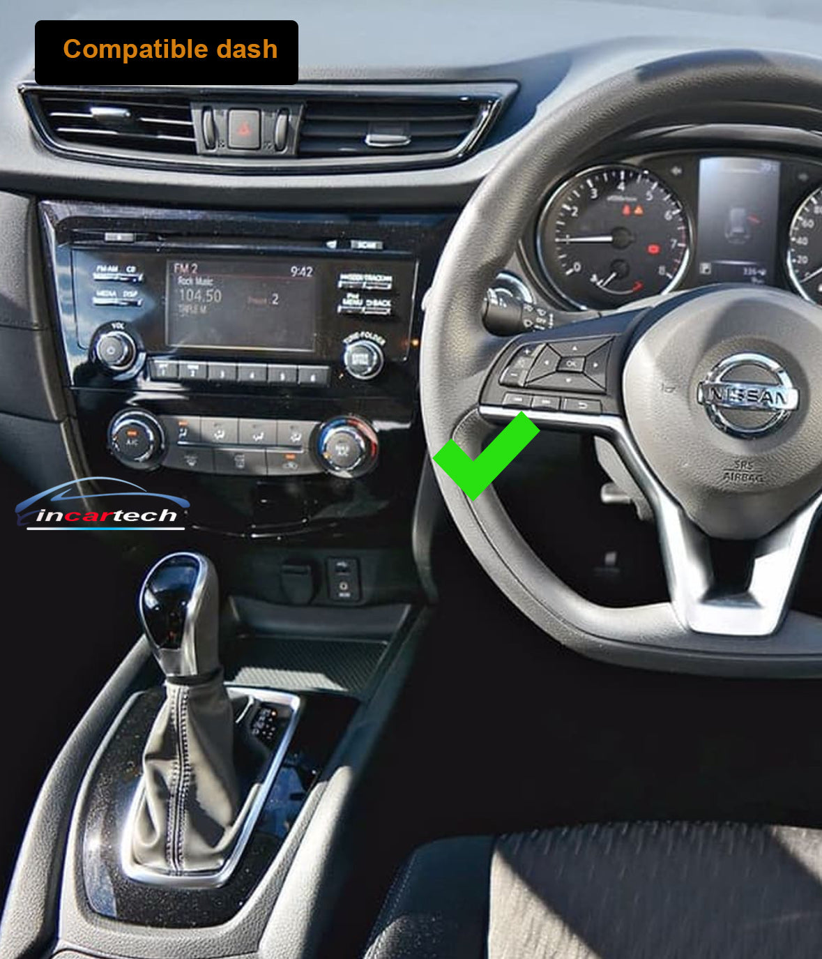 Nissan Xtrail 2014-2021 10.1"GPS Wireless apple CarPlay Android Auto stereo Support 360, double knob control