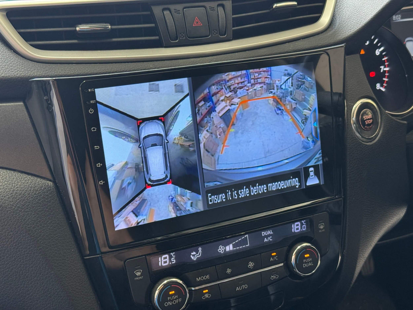 Nissan Xtrail 2014-2021 10.1"GPS Wireless apple CarPlay Android Auto stereo Support 360, double knob control