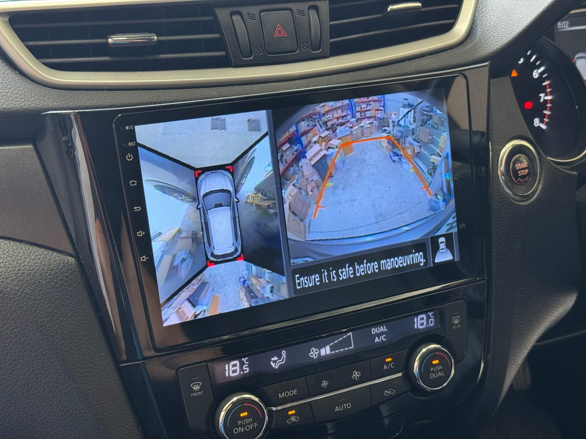 Nissan Xtrail 2014-2021 10.1"GPS Wireless apple CarPlay Android Auto stereo Support 360, double knob control