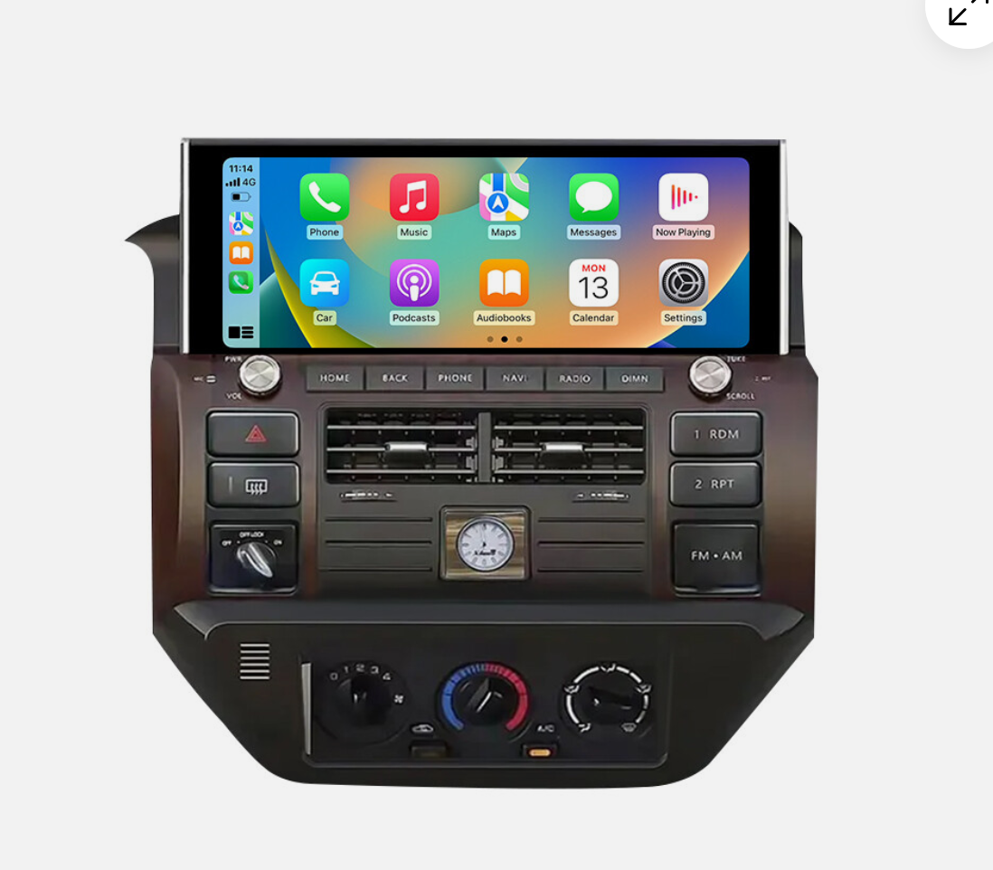 Nissan patrol Y61 GU 1997-2012 12.3" Wireless Apple CarPlay Android Auto Headunit Radio upgrade