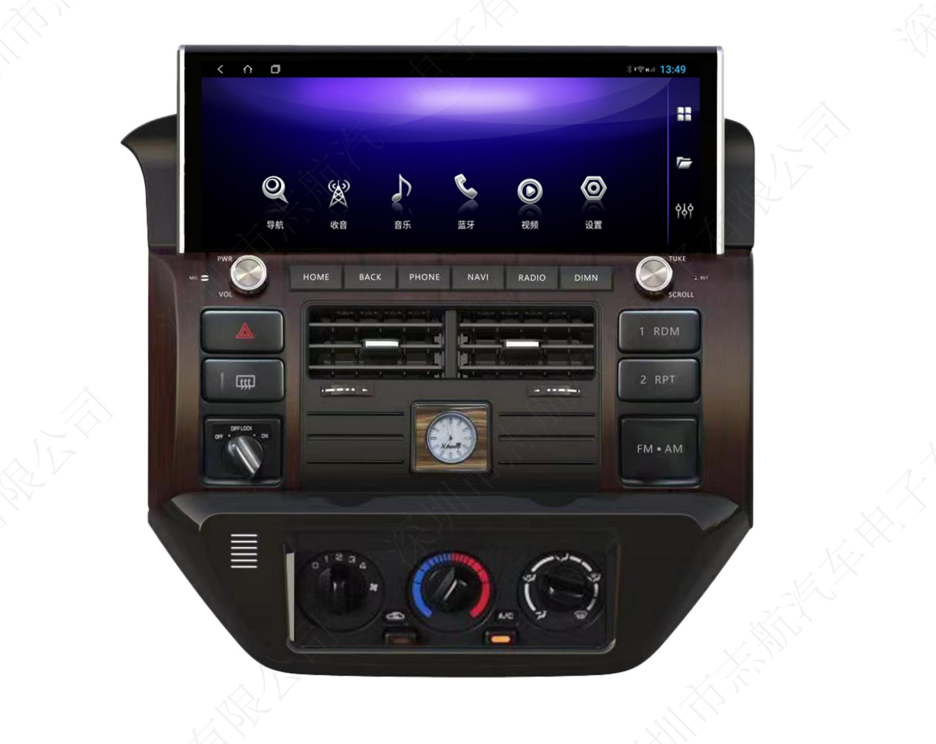 Nissan patrol Y61 GU 1997-2012 12.3" Wireless Apple CarPlay Android Auto Headunit Radio upgrade