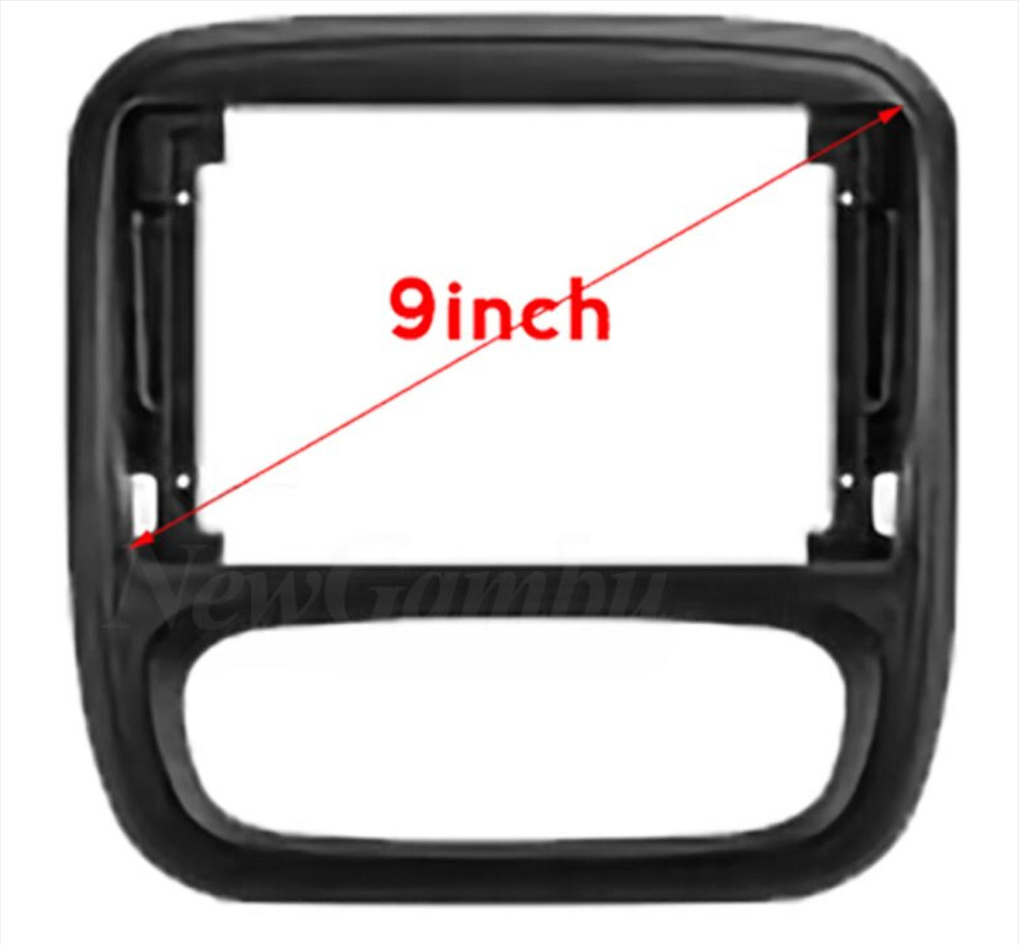 RENAULT TRAFIC 2014+ stereo facia 9 inch android  Double din 2 din fascia frame surround