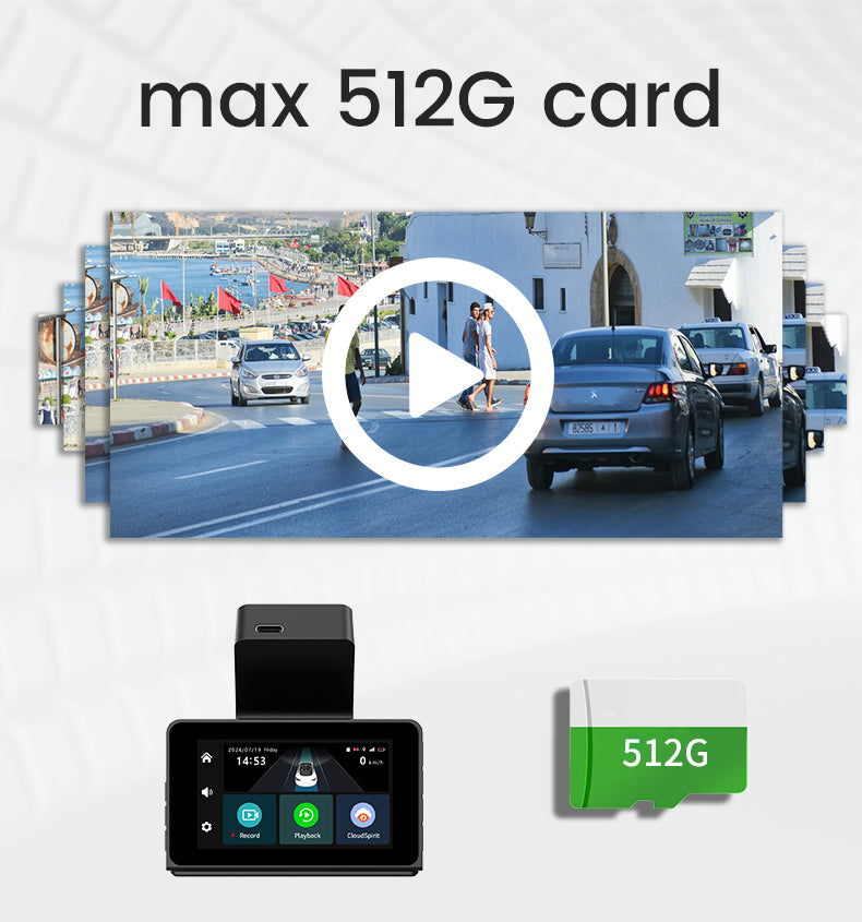 Proline Dash Cam P83 – 2K Front & 1080P Rear Dual Camera with Remote Live View