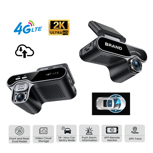 Proline H002 Dash Cam – 3.0” 4K Dual Dash Camera with WiFi, GPS & Parking Monitor