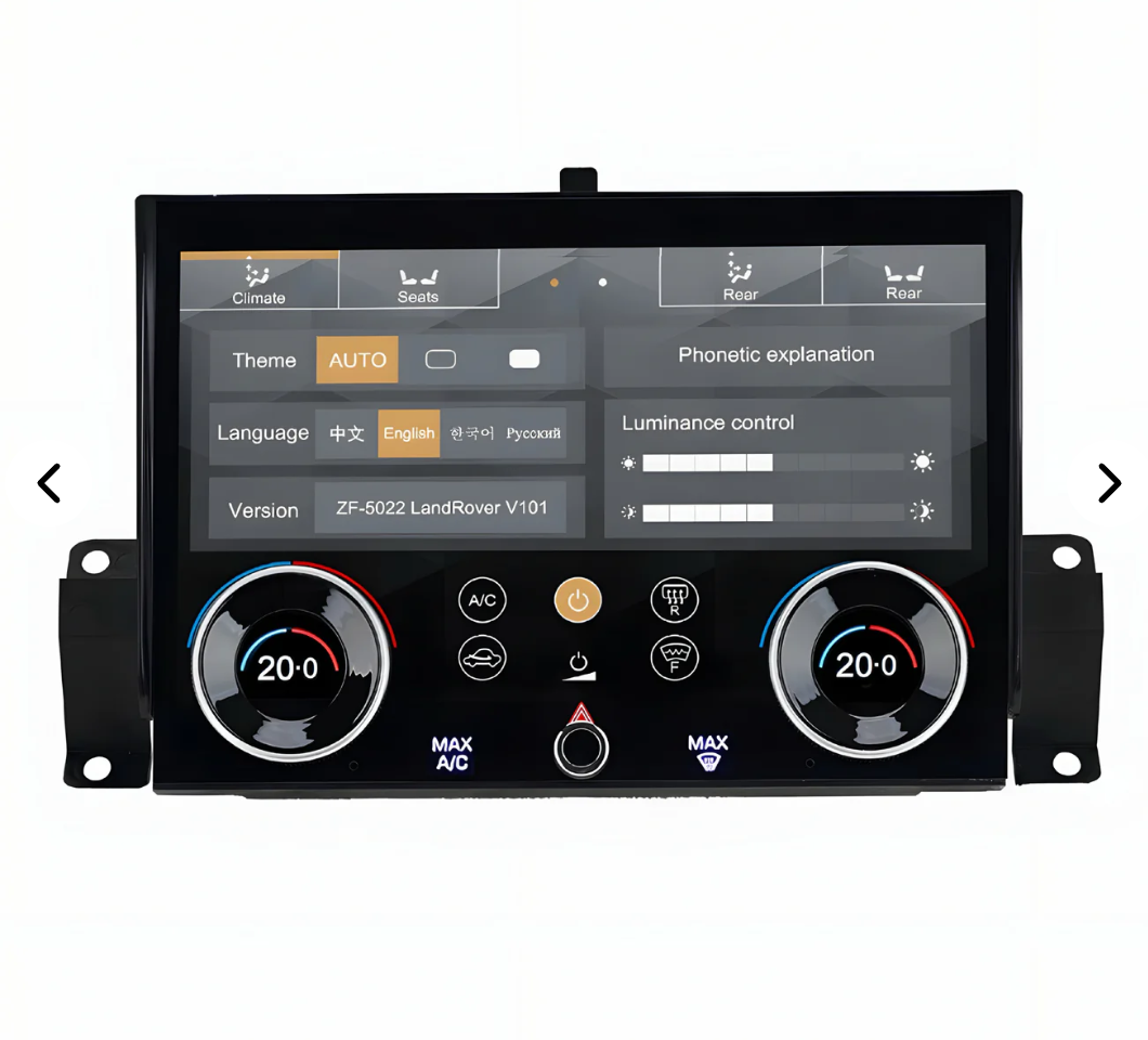 Range Rover (L405, 2013–2018) Climate Control Touch Panel Digital Touchscreen,Range Rover Evoque Climate Control 7" LCD Screen Digital touchscreen air con panel