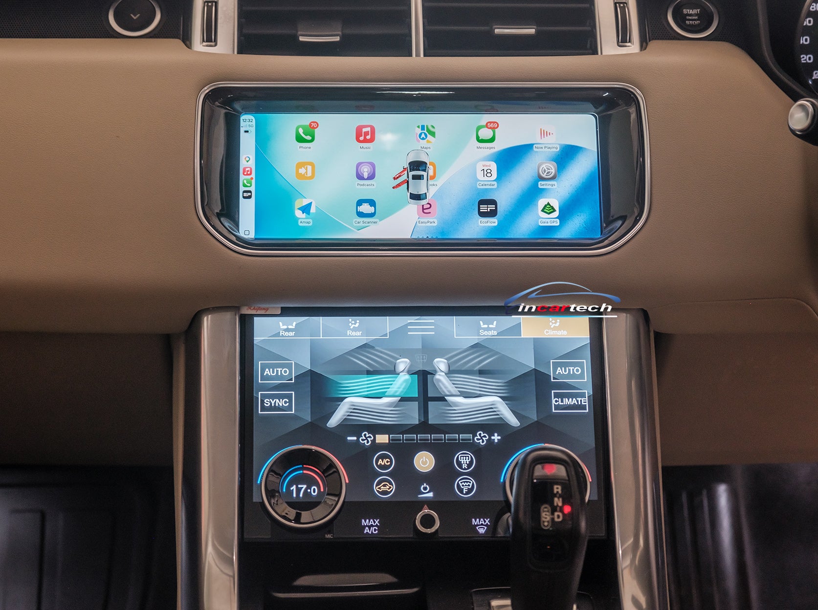 Range Rover (L494, 2013–2018) Climate Control Touch Panel Digital Touc ...