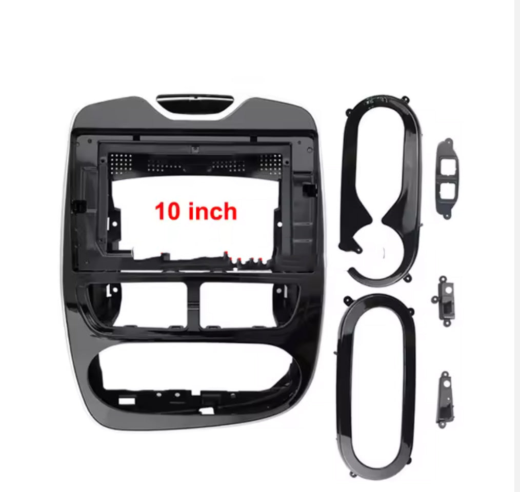 Renault Clio 2011+ stereo facia 10 inch android  Double din 2 din fascia frame surround