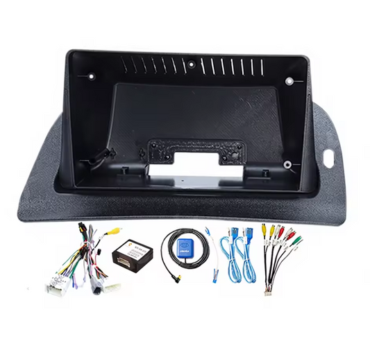 Renault Kangoo 13-22 stereo facia 9 inch android  Double din 2 din fascia frame surround harness