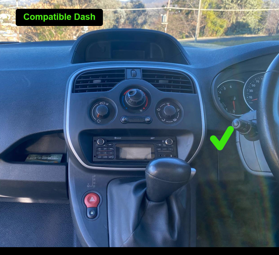 Renault Kangoo 13-22 stereo facia 9 inch android  Double din 2 din fascia frame surround harness