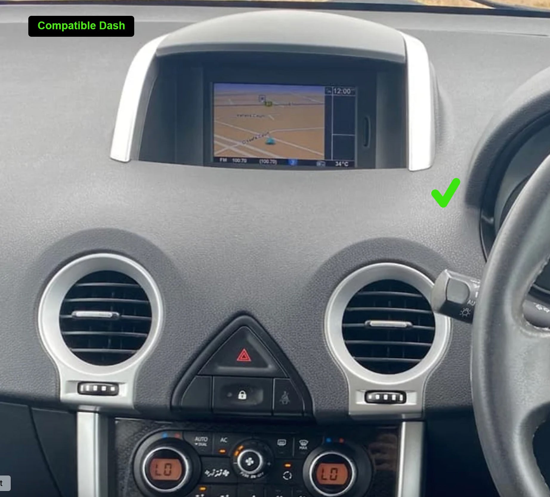 Renault Koleos 08-16 stereo facia 9 inch android  Double din 2 din fascia frame surround